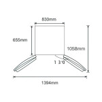 Холодильник Korting KNFM 81787 GN