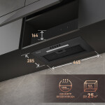 Встраиваемая вытяжка Weissgauff Aura 450 BL