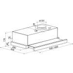 Встраиваемая вытяжка Lex Hubble G 2M 600 Ivory