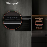 Встраиваемый электрический духовой шкаф Weissgauff EOM 791 SDBSX