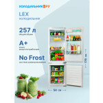 Встраиваемый холодильник Lex RBI 201 NF