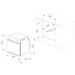 Встраиваемый электрический духовой шкаф Lex EDM 070 IX
