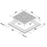 Встраиваемая индукционная варочная панель Krona REMO 60 BL