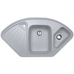 Кухонная мойка Zigmund & Shtain ECKIG 1000.2 млечный путь