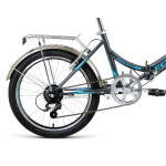 Велосипед Forward Arsenal 20 2.0 темно-серый/зеленый 2022 г 14" RBK22FW20536