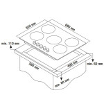 Встраиваемая газовая варочная панель Zigmund & Shtain M 26.7 W