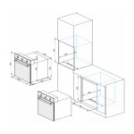 Встраиваемый электрический духовой шкаф Darina 2V BDE112 710 BB