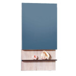 Зеркальный шкаф Бриклаер Карибы 50 дуб кантри/венге