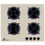 Встраиваемая газовая варочная панель Лысьва GR0400G00 кремовый