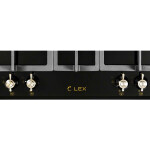 Встраиваемая газовая варочная панель Lex GVG 643C BL