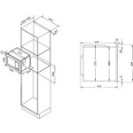 Встраиваемая микроволновая печь Korting KMI 825 TGB