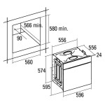 Встраиваемый электрический духовой шкаф Cata MRA 7108 WH
