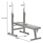 Скамья со стойками для штанги DFC DBCH2B