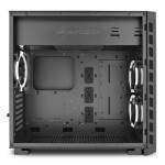 Компьютерный корпус Sharkoon NIGHT SHARK red led чёрный