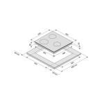 Встраиваемая индукционная варочная панель Krona REMO 45 BL