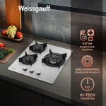 Встраиваемая газовая варочная панель Weissgauff HGG 451 WGH
