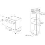 Встраиваемый электрический духовой шкаф Midea MI9500GBX
