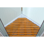 Душевая кабина Deto D08S LED с крышей и подсветкой