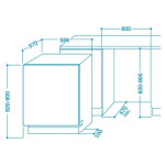Встраиваемая посудомоечная машина Indesit DIF 14B1 EU