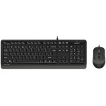 Комплект A4Tech F 1010 черный/серый
