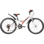 Велосипед Novatrack 24SH6V.RACER.10WT20 (140690) белый