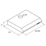 Вытяжка Jetair Senti WH/F/50