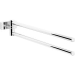 Полотенцедержатель поворотный двойной Langberger Alster 10908A (рога)