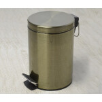 Ведро для мусора WasserKraft K-645 светлая бронза