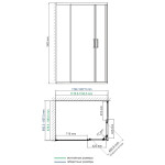 Душевой уголок WasserKraft Lippe 45 S 07