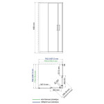 Душевой уголок WasserKraft Lippe 45 S 02