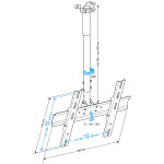 Кронштейн для телевизора Holder PR-101-W