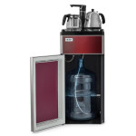 Кулер для воды Vatten L50RFAT tea bar бордовый