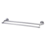 Держатель полотенец штанга двойная WasserKraft Isen K-4040