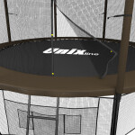 Батут Unix Line 10 ft inside black/brown