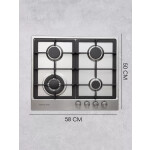 Встраиваемая газовая варочная панель Zigmund & Shtain GN 128.61 S