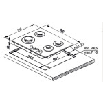 Встраиваемая газовая варочная панель Indesit THP 642 IX/I