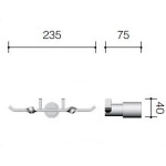 Крючок четверной Schein Van gogh D051*4