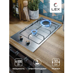 Встраиваемая газовая варочная панель Lex GVS 320 IX