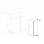 Винный шкаф Meyvel MV163PRO-KBT2