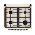 Комбинированная плита Ideal L280 ГК молочный