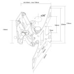 Кронштейн для телевизора Arm Media LCD-301 white