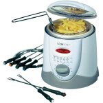 Фритюрница-фондю Clatronic FFR 2916 бело-серый