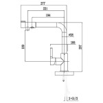 Смеситель для кухни Timo Hette 1026/00F chrome