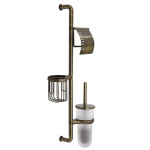 Стойка комбинированная настенная WasserKraft K-1458 светлая бронза