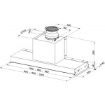 Встраиваемая вытяжка Faber In-Nova Smart X A90 (305.0557.691)