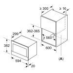 Встраиваемая микроволновая печь Bosch BFL834GC1