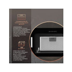 Встраиваемая вытяжка Weissgauff Aura 900 BL