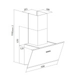 Каминная вытяжка Zugel ZHC601B