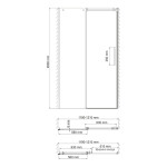 Душевая дверь WasserKraft Alme 15R05