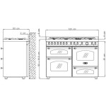 Комбинированная плита Lofra RNM 126 SMFET+MFT/2AEO